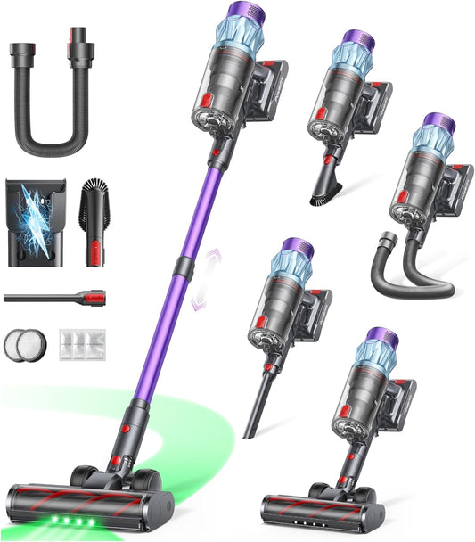 Powerffy Knight 11 Kabelloser Staubsauger, 550 W, 45 kPa, 60 Minuten Stabstaubsauger
